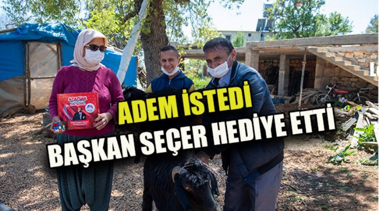 BAŞKAN SEÇER’DEN ADEM’E 23 NİSAN HEDİYESİ