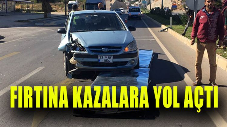 ERDEMLİ’DE ZİNCİRLEME KAZA