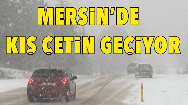 KENTİN YÜKSEK KESİMLERİNE KAR YAĞDI
