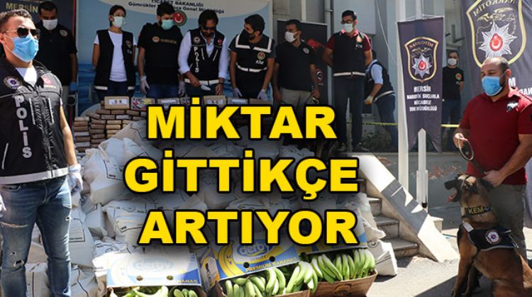 ELE GEÇİRİLEN KOKAİN MİKTARI 1 TON 300 KİLOGRAM OLDU