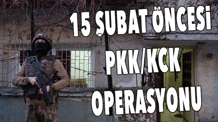 52 ADRESTE TERÖR ÖRGÜTLERİNE YÖNELİK OPERASYON DÜZENLENDİ
