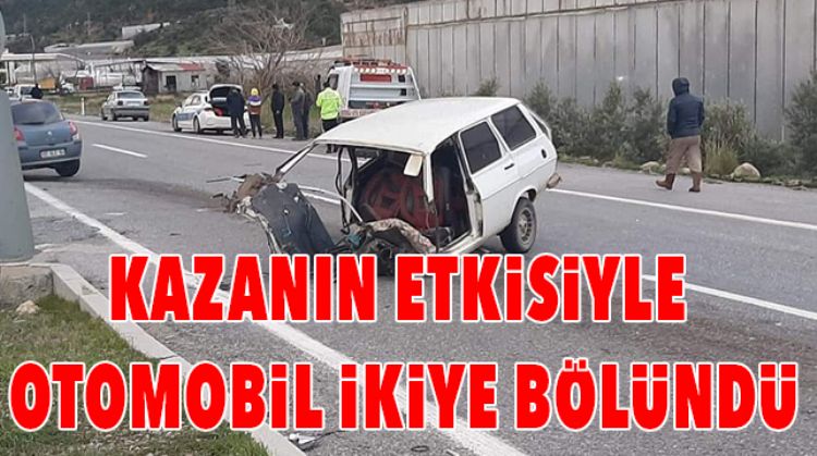 FECİ KAZA: 2 YARALI