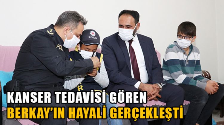 MERSİN’DE KANSER TEDAVİSİ GÖREN 10 YAŞINDAKİ BERKAY’IN HAYALİNİ TOROSLAR GERÇEKLEŞTİRDİ