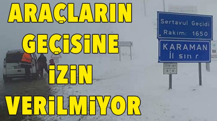 YOL ULAŞIMA KAPANDI