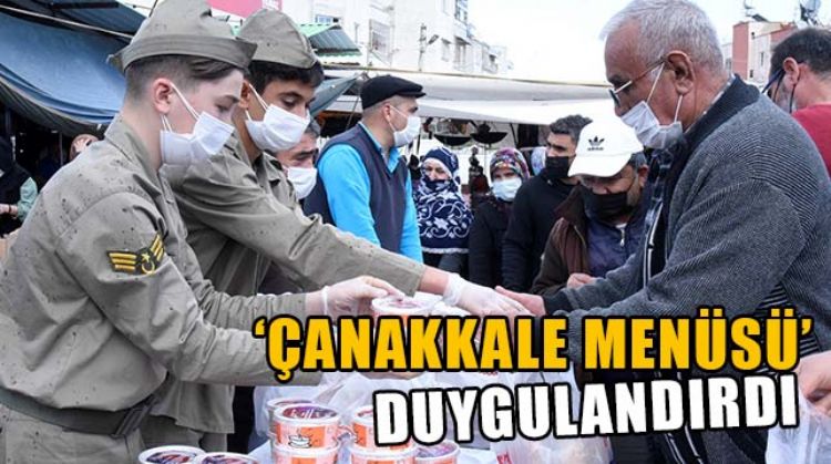 TOROSLAR BELEDİYESİ ‘ÇANAKKALE MENÜSÜ’ İLE GEÇMİŞİN RUHUNU YAŞATTI
