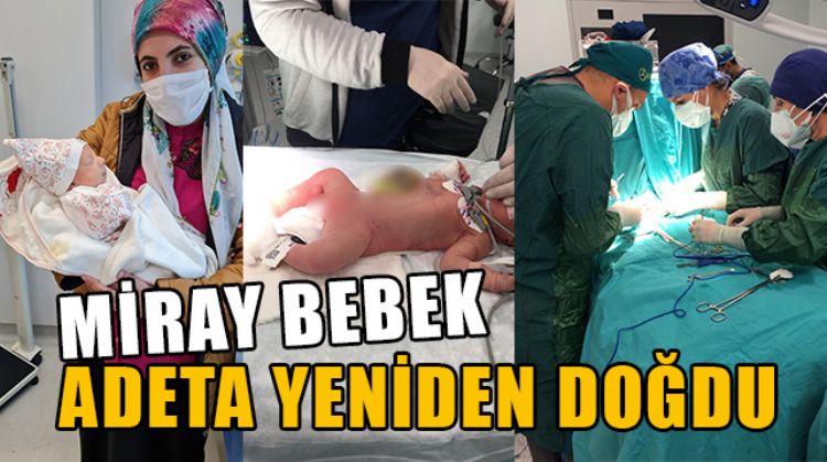 MERSİN’DE İÇ ORGANLARI DIŞARIDA DOĞAN BEBEK AMELİYATLA SAĞLIĞINA KAVUŞTU
