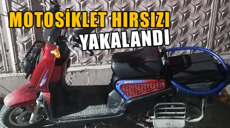 MERSİN’DE HIRSIZLIK OLAYINA KARIŞAN ŞAHIS ÇALINAN MOTOSİKLETLE YAKALANDI