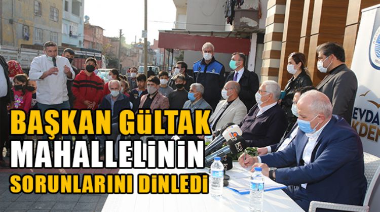 BAŞKAN GÜLTAK, ÖZGÜRLÜK MAHALLESİ SAKİNLERİYLE BİRARAYA GELDİ