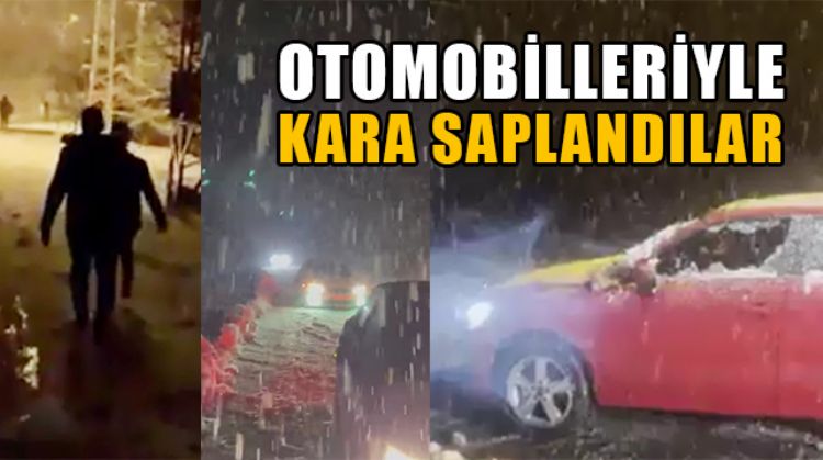 ERDEMLİ’DE KARDA MAHSUR KALAN 8 KİŞİ KURTARILDI