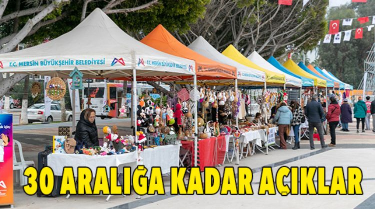 YILBAŞI ÜRETİCİ KADIN STANTLARI YOĞUN İLGİ GÖRÜYOR