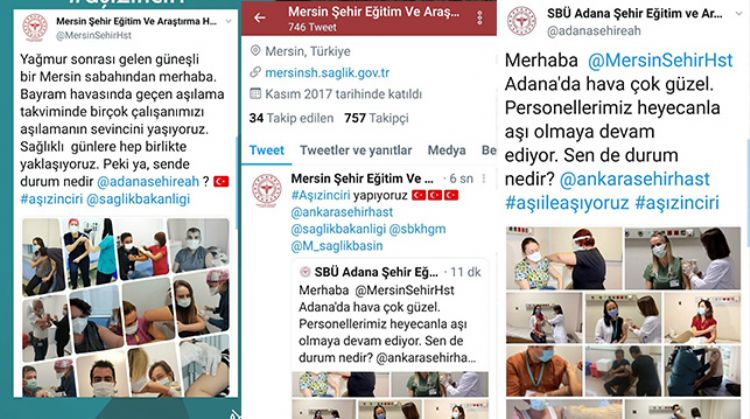 MERSİN ŞEHİR HASTANESİ AŞI UYGULAMASINI TEŞVİK ETMEK İÇİN KAMPANYA BAŞLATTI