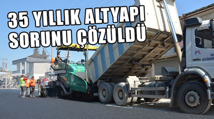 TARSUS’TA CEMAL GÜRSEL CADDESİ’NİN ALTYAPI SORUNU ÇÖZÜME KAVUŞTURULDU