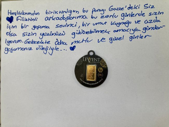 Bozyazı'dan Gazze'ye altın kalpli köprü