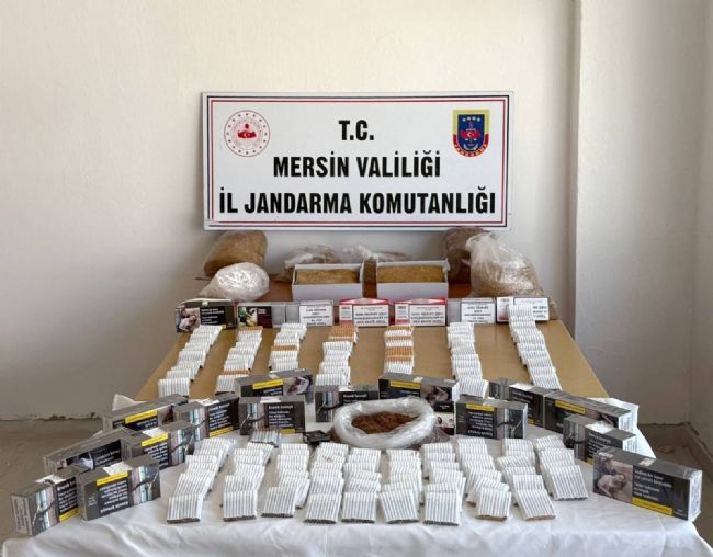 Bozyazı’da kaçak makaron operasyonu