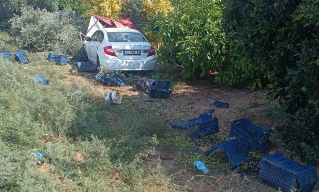 Silifke’de hasat faciası; otomobil işçileri ezdi