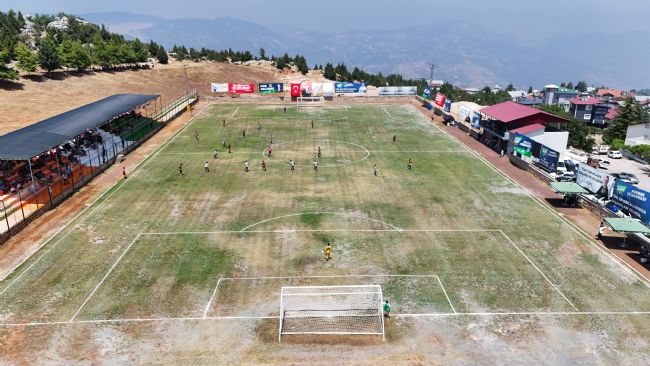 Yaylalarda futbol heyecanı!