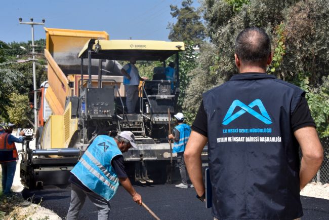 MESKİ’den Erdemli’de yeni su hattı ve modern asfalt!