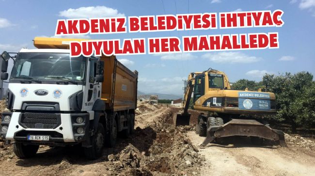  AKDENİZ'DE YOL AÇMA ÇALIŞMALARI DEVAM EDİYOR