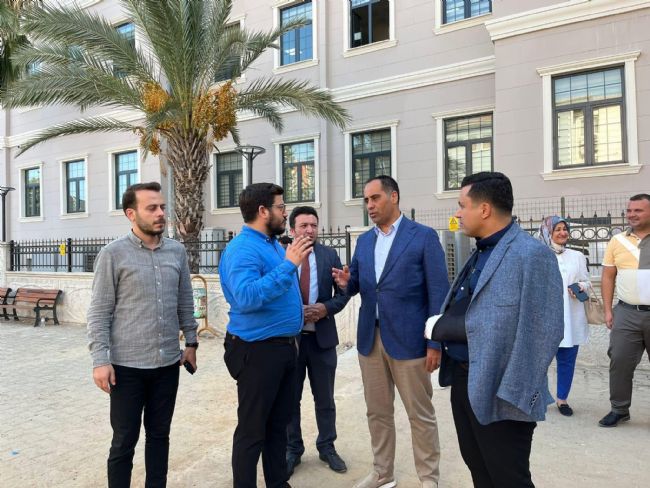Kıratlı, yenilenen Anamur Adalet Sarayı'nı inceledi