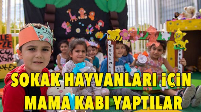 ÇOCUKLARA HAYVAN SEVGİSİ AŞILIYORLAR