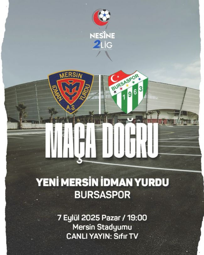 Yeni Mersin İdmanyurdu, Bursaspor’u konuk edecek