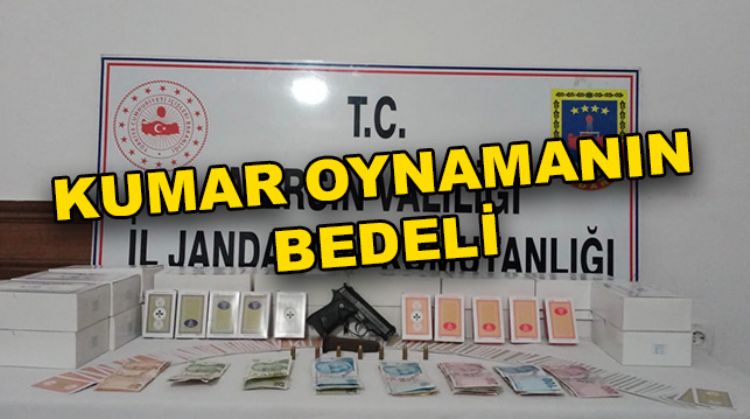 KUMAR OYNAYANLARA 24 BİN LİRA CEZA KESİLDİ