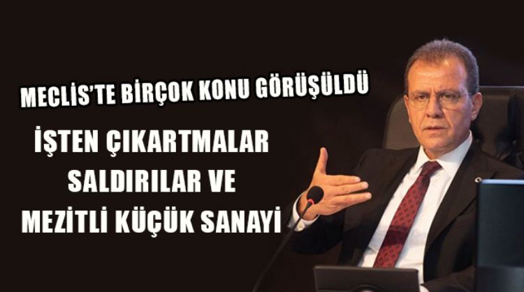 MERSİN BÜYÜKŞEHİR BELEDİYE MECLİSİ TOPLANDI