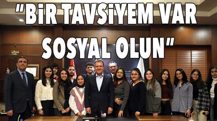 BAŞKAN SEÇER ÖĞRENCİLER İLE BULUŞTU