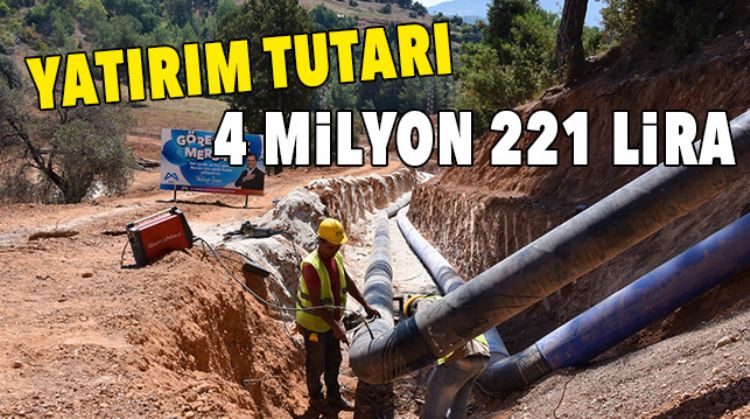 İÇME SUYU ÇALIŞMALARI TARSUS’TA DEVAM EDİYOR