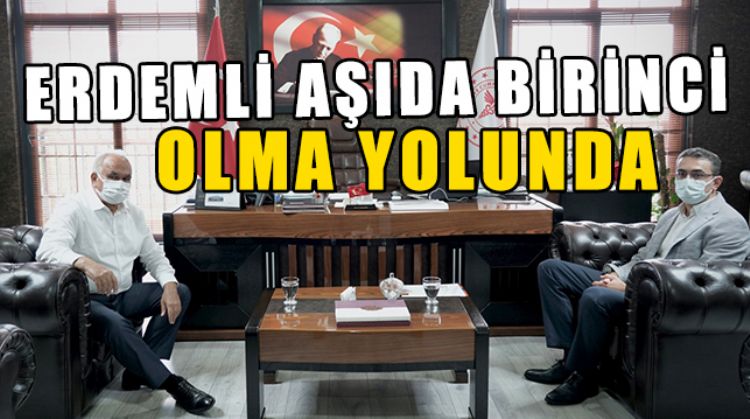 ERDEMLİ AŞI OLMA YOLUNDA İLERLİYOR