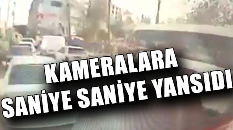 FRENİ PATLAYAN HALK OTOBÜSÜ KAZA YAPTI