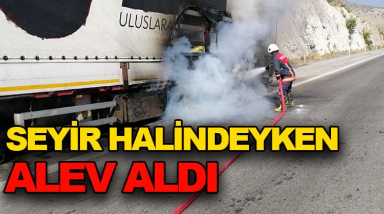 TARSUS’TA KÜKÜRT DOLU TIR YANDI