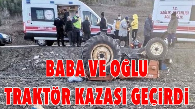 GÜLNAR’DA TRAKTÖR KAZASI