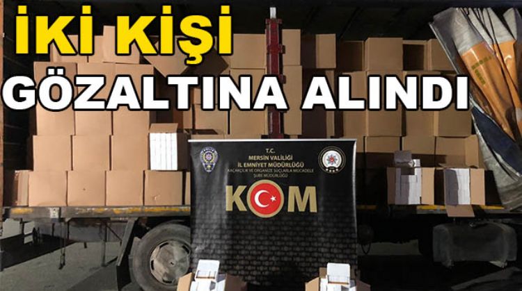 YÜKSEK MİKTARDA MAKARON ELE GEÇİRİLDİ