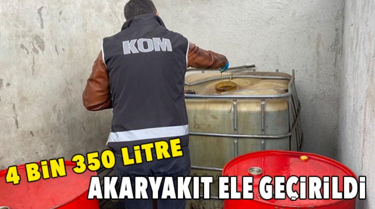 KAÇAK AKARYAKIT BASKINI