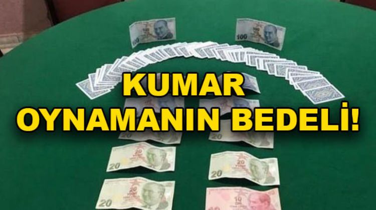 KUMAR OYNAYAN 14 KİŞİYE PARA CEZASI KESİLDİ