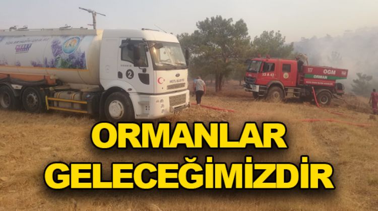 MEZİTLİ’DEN YANGIN SÖNDÜRME ÇALIŞMALARINA DESTEK