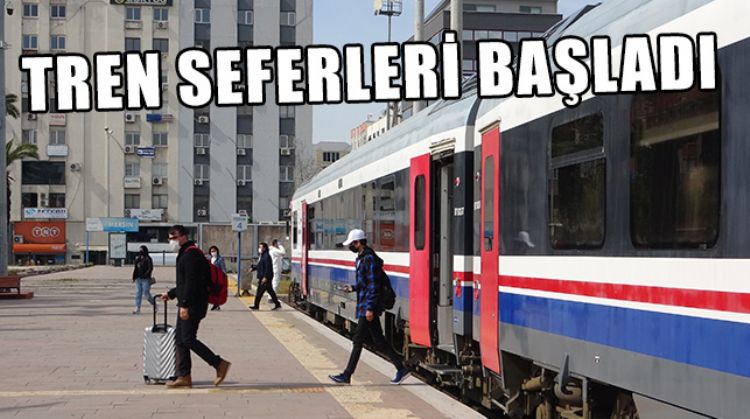 MERSİN'DE 1 YIL ARADAN SONRA BAŞLAYAN TREN SEFERLERİNDE HES KODU ZORUNLULUĞU VAR