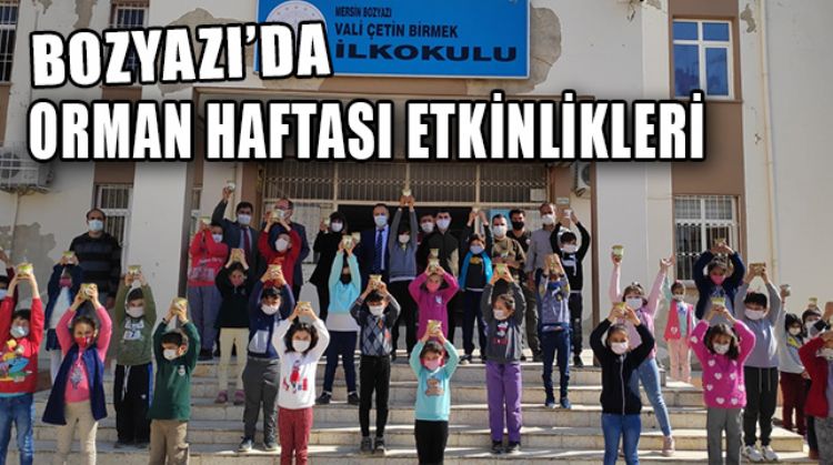 BOZYAZI’DA ‘ŞEHİT ANNELERİ VE ŞEHİT EŞLERİ HATIRA ORMANI’ OLUŞTURULDU
