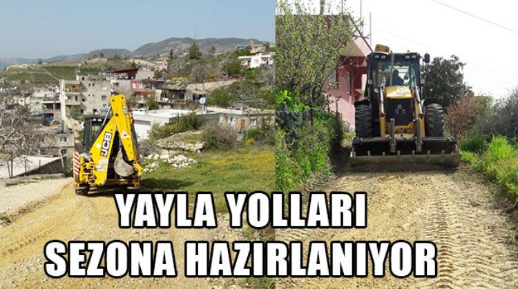 TOROSLAR’IN YAYLA YOLLARINDA BAKIM ÇALIŞMASI