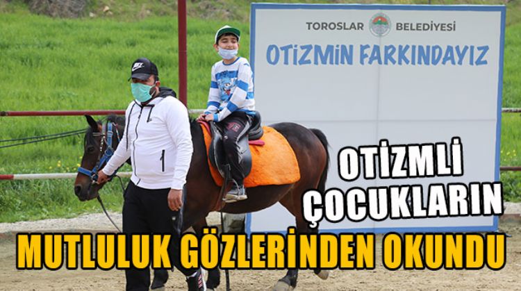 İLK KEZ ATA BİNEN OTİZMLİ ÇOCUKLAR HEYACANLIYDI