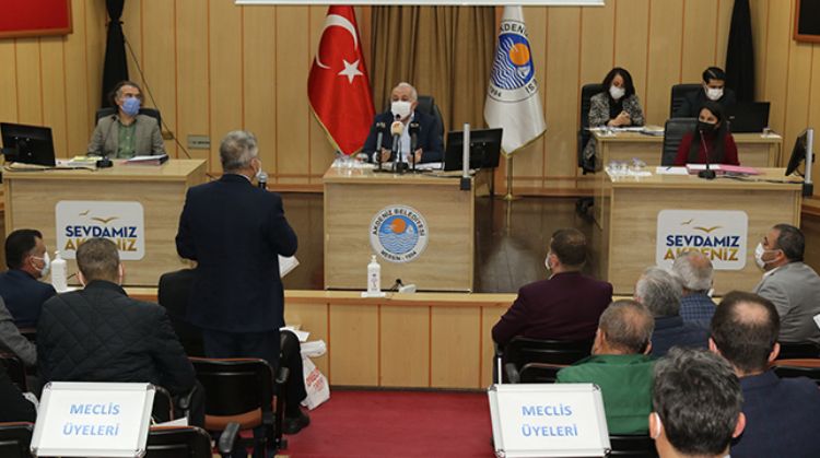 AKDENİZ BELEDİYE MECLİSİ MART AYI TOPLANTISINI GERÇEKLEŞTİRDİ