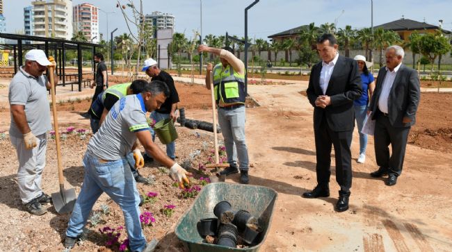 BİSİKLET EĞİTİM PARKINDA SON AŞAMALAR TAMAMLANIYOR