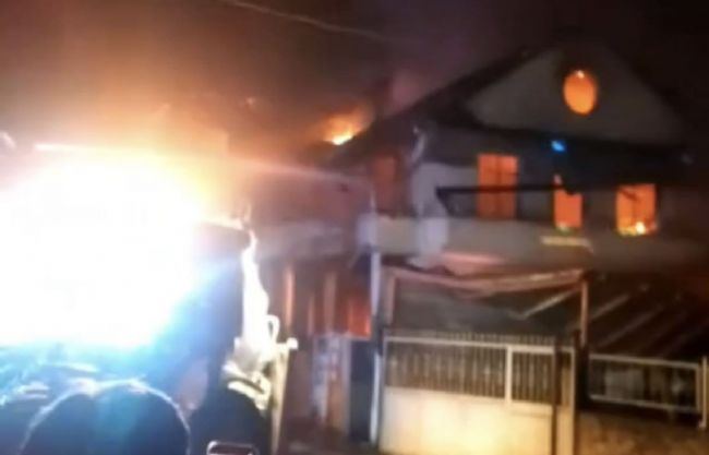 MERSİN'DE YAYLA EVİNDE KORKUTAN YANGIN