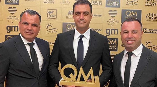 DİVAN MERSİN'E TÜRK TURİZMİNİN OSCAR'INDAN BÜYÜK ÖDÜL