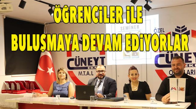 CÜNEYT EKMEN MESLEKİ VE TEKNİK LİSESİ’NDE SEMİNER DÜZENLENDİ