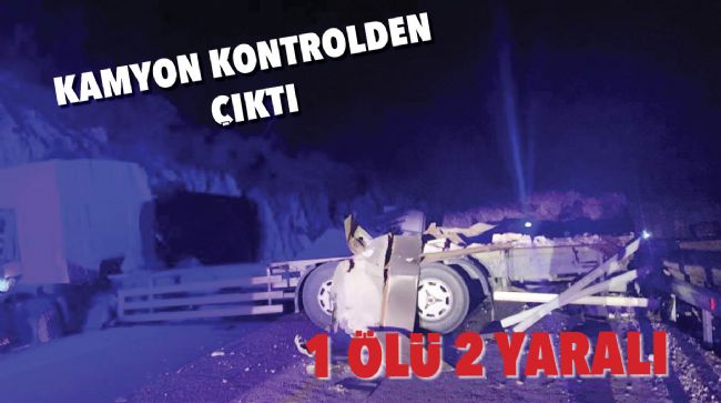 MERSİN’DE TRAFİK KAZASI