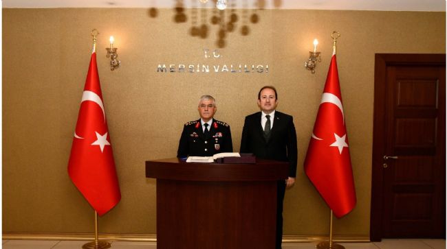 JANDARMA GENEL KOMUTANI ORGENERAL ARİF ÇETİN MERSİN'DE
