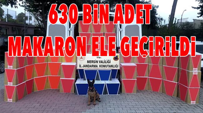 KAÇAK MAKARONU PİYASAYA SÜRECEKLERDİ
