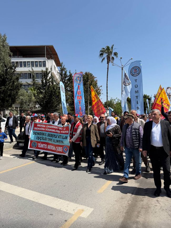 Mersin Uluslararası Liman İşçilerinin 103. Gününü Geride Bırakan Direnişlerindeydik